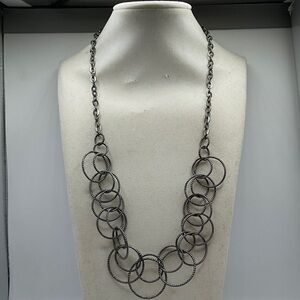 Alfani Silver Multi-Ring Necklace